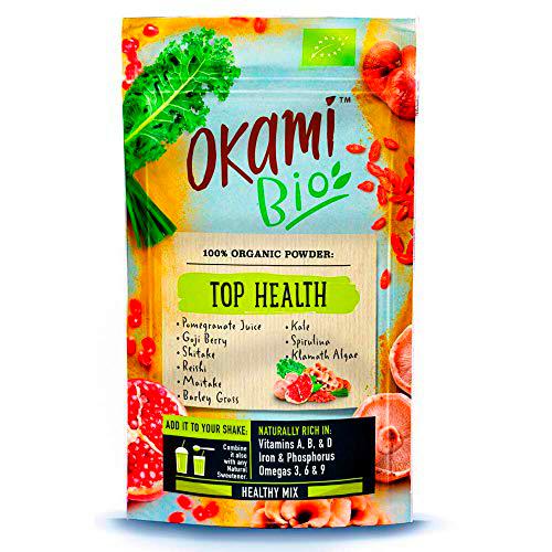 Okami Bio"Top Health" Superfood Powder Mix 150gr | Mezcla orgánica de Zumo de granada
